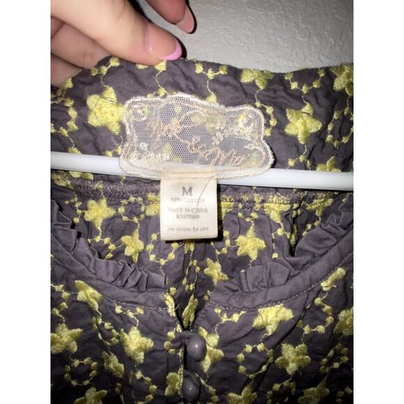 Anthropologie Nick & Mo Embroidered Mini Dress Size Medium - Picture 3 of 5